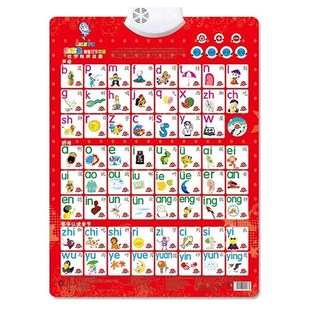 有声挂图数学九九乘法口诀发声挂画认数1-100 发声墙贴拼音字母表