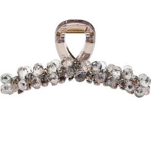 兰诺水晶抓夹女高级感2026年新款大号发量大后脑勺盘发鲨鱼夹发夹