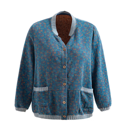 妈妈女春夏装纯棉薄外套新款衬衫