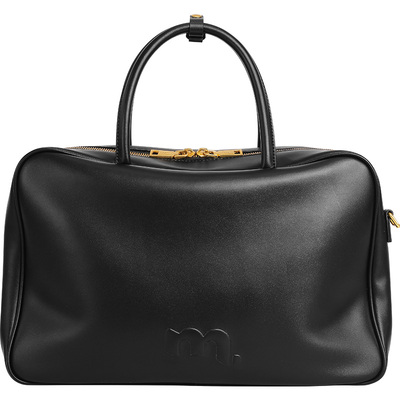 妙迪牛皮大容量软保龄球电脑包