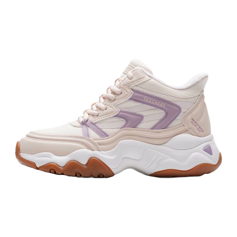 【自营】SKECHERS斯凯奇D'LITES时尚中帮绑带运动鞋女士休闲鞋