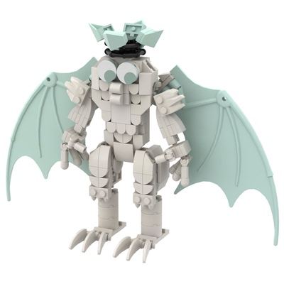 跨境2026新99夜积木变异山羊蝙蝠