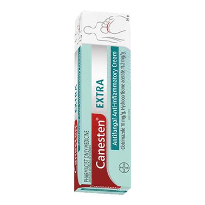拜耳Canesten凯妮汀软膏克霉唑和氢化可的松双效药膏止痒脚气膏