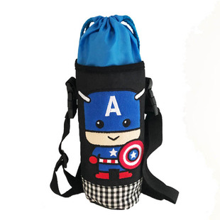 斜挎contigo康迪克保温杯杯套袋650ml750ml 儿童防烫保护套水壶套