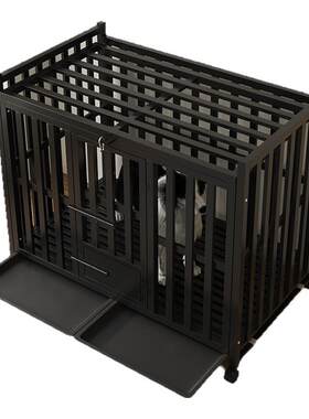 宠物狗笼子中型大型犬家用室内分离带厕所金毛比熊小型狗笼狗窝