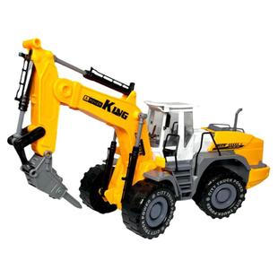 儿童工程车破碎机仿真打钻机挖掘机碎石机钻孔机玩具车男孩