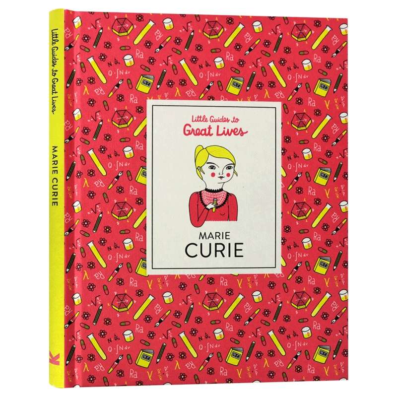 小指南大人物 居里夫人 英文原版 Little Guide to Great Lives Marie Curie 名人小传记绘本系列儿童艺术启蒙书籍 全彩绘本图画书