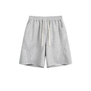 悟空有货美式解构设计感空气层运动短裤男夏季休闲百搭直筒五分裤