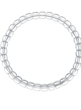 AHCHOO 天然白水晶药片手串巴西净体白幽灵手链直切桶珠转运手串