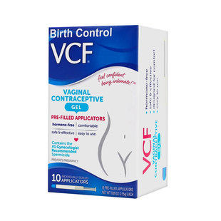 VCF液体避孕贴丝然凝胶计生用品避孕套情趣润滑女美国壬苯醇醚栓