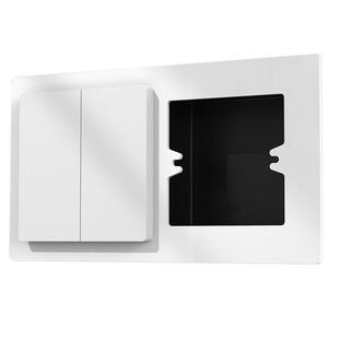 86型底盒开关插座遮丑瓷砖缝孔开大了暗盒开关孔修补面板加大垫片