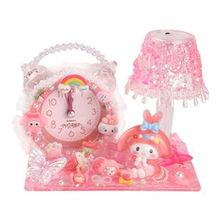 妙嘉趣味拾光灯diy手工材料 儿童创意卡通定时闹钟小夜灯摆台礼物