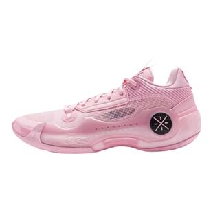 LiNing李宁WOW10韦德之道白热粉绿橙灰低帮实战篮球鞋男ABAS083-1