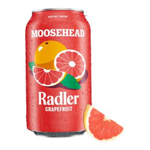 加拿大原装进口MOOSEHEAD魔书啤酒精酿拉格酷爽西柚果味微醺尝鲜
