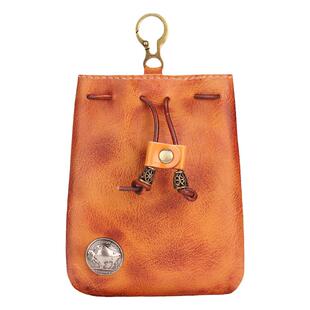 牛皮烟丝袋男士便携烟具配件包烟斗口粮收纳盒子真皮烟丝包复古风