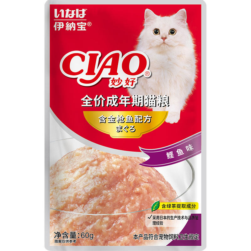 伊纳宝ciao妙好湿粮猫咪