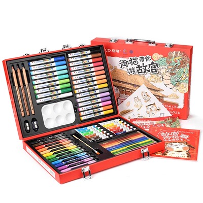 Marco马可故宫御猫文具礼盒套装