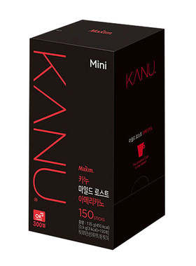 韩国kanu美式咖啡maxim速溶150条