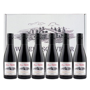 进口红酒小瓶187ml礼盒6支装甜型露酒干红葡萄酒整箱过节送礼聚会