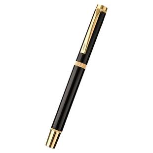 罗氏罗氏重手感钢笔金属笔杆成人硬笔书法练字笔商务办公高档送礼钢笔学生用可替换3.4墨囊钢笔免费刻字logo