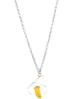 SIZEE香蕉项链男个性潮街头吊坠