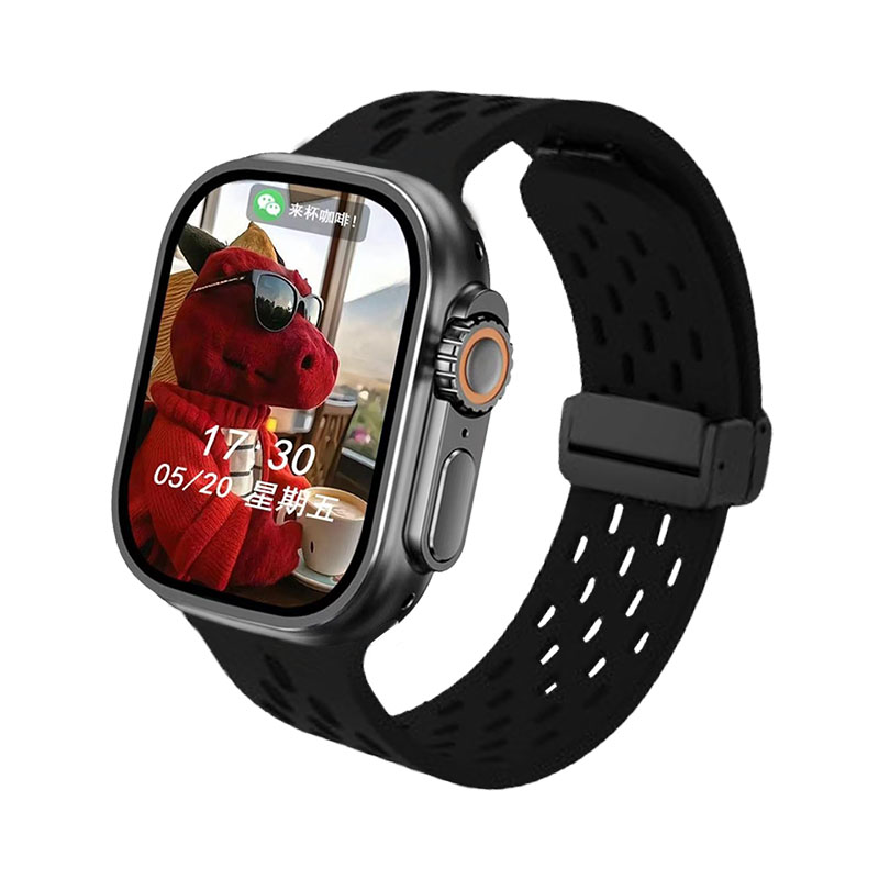 适用羽讯仕S22Pro洞洞硅胶表带