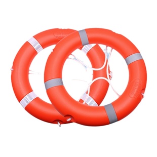 淼顺防溺水船用实心救生圈户外游泳成人应急防汛儿童救生绳塑料