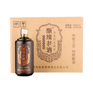 青海特产青稞酒52度瓶装白酒清香
