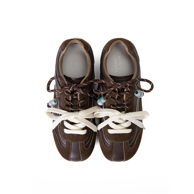 Chio2nd南风4CM增高德训鞋女