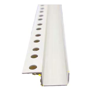 单边几字条PVC塑料U型凹槽分隔封边条石膏板天花工艺槽铝合金金属