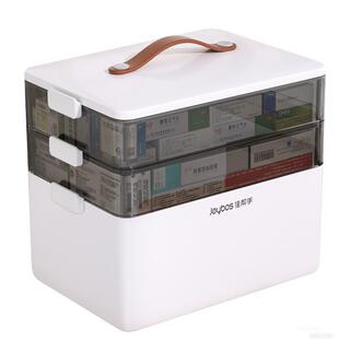 佳帮手药箱家用医药箱大容量药品收纳盒医疗箱大号药品分类急救箱