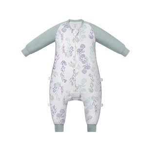 Nest Designs婴儿睡袋秋冬四六层纱布侧拼儿童四季通用宝宝防踢被