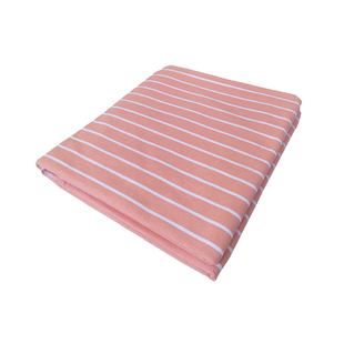 山东老粗布纯棉床单单件全棉加厚棉麻竖条纹单双人床裸睡不起皱夏