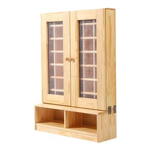 幼儿园口杯架实木水杯架儿童木质茶杯架茶水柜樟子松木水杯柜带门