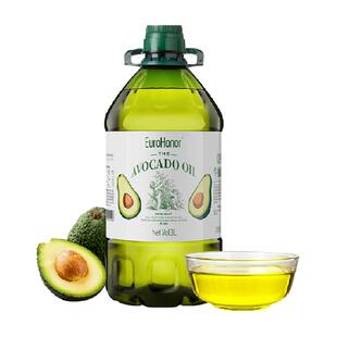 欧诺牛油果油鳄梨油酪梨油3L食用油压榨大桶家庭装食用油儿童可用