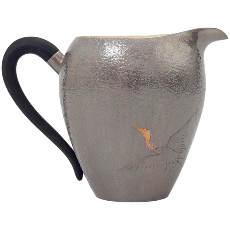 恋物志公道杯纯银分茶器复古做旧