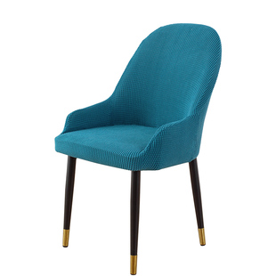 北欧风椅子套靠背一体弧形餐桌椅凳保护罩全包家用弹力半圆椅垫套