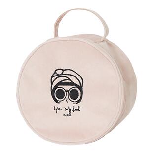 YesMyLord旅行收纳袋分层超大容量化妆包内衣收纳丝绒原创设计ins