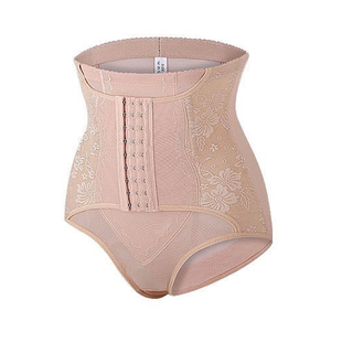 高腰收腹内裤女收小肚子强力提臀束腰瘦身产后塑形薄款排扣收胯裤