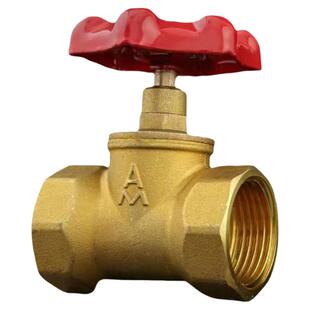 埃美柯黄铜截止阀3309水开关阀门空调4分6分加厚螺纹dn1520324050