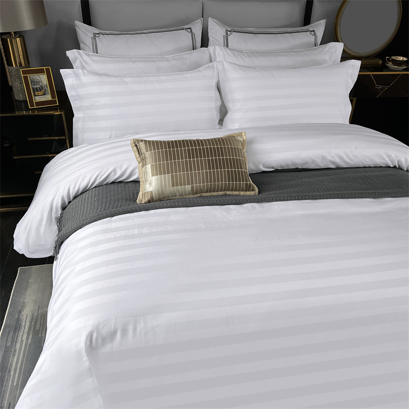 厂宾馆酒店床品四件套民宿床上用品白色被套床单布草被芯枕芯一销
