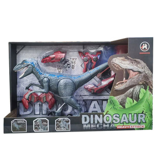 恐龙玩具仿真霸王龙迅猛龙翼龙模型按压关节可动吼叫男孩生日礼物