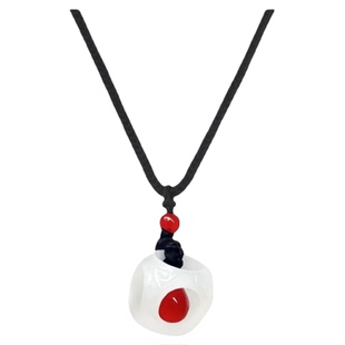 【双轨同款】缠枝纹玲珑骰子项链汉白玉热剧姜暮同款