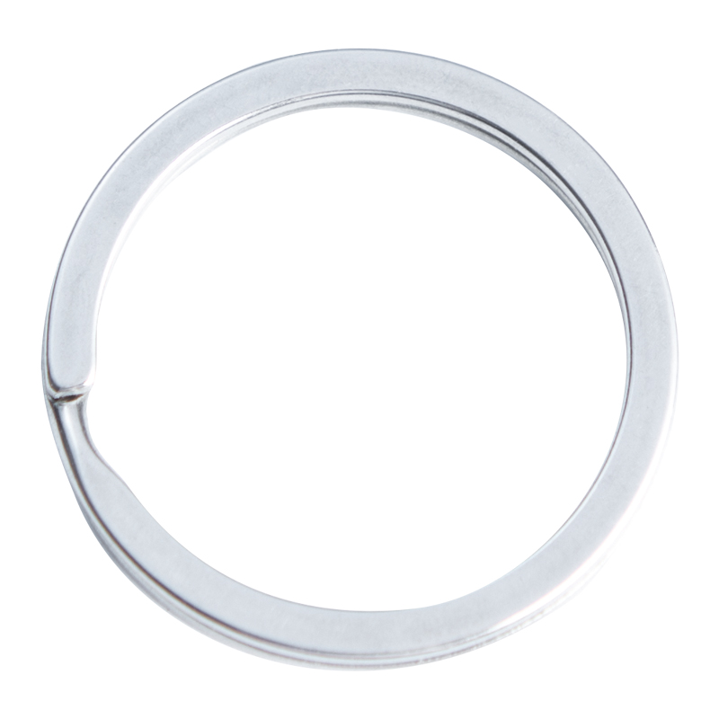 不锈钢钥匙圈环钥匙环钛合金钥匙扣圆形大小细锁匙扣简易迷你卡扣