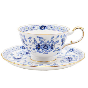 日本进口Narumi鸣海Milano米兰骨瓷咖啡杯碟红茶茶杯精致礼盒套装