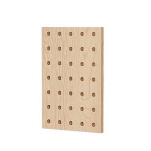 洞洞板定制实木置物架造型墙面上挂衣架一体装饰收纳遮丑落地挂墙