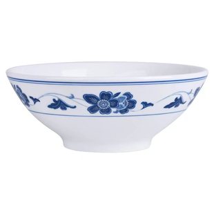 湘菜馆餐具七八十年代复古老式青花碗农家乐吃饭碗怀旧陶瓷面碗