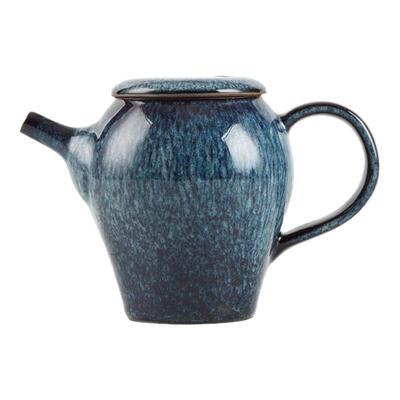 高淳陶瓷玉泉窑闻道蓝功夫茶具套装紫砂茶壶家用泡茶具礼盒装送礼