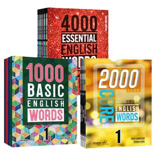 新版1000词 2000词 4000词1000Basic English Word剑桥KET PET英语核心词汇教材 剑桥少儿YLE备考基础英语小学英语词汇单词适用