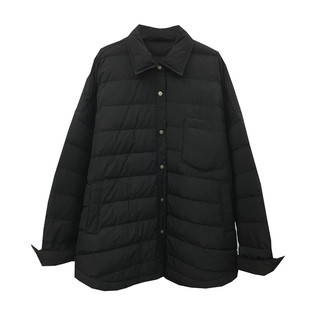 TYJR 冬季新款2024韩版宽松休闲时尚衬衫式轻薄羽绒服外套女95730